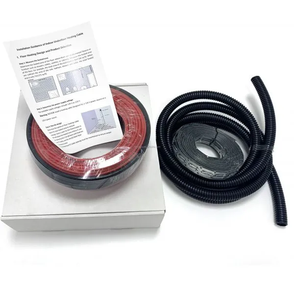 Indoor Underfloor Heating Cable 12 Volt Floor Heating Tracing Cables Industry Use Pipe Floor Heating Cable photo-3