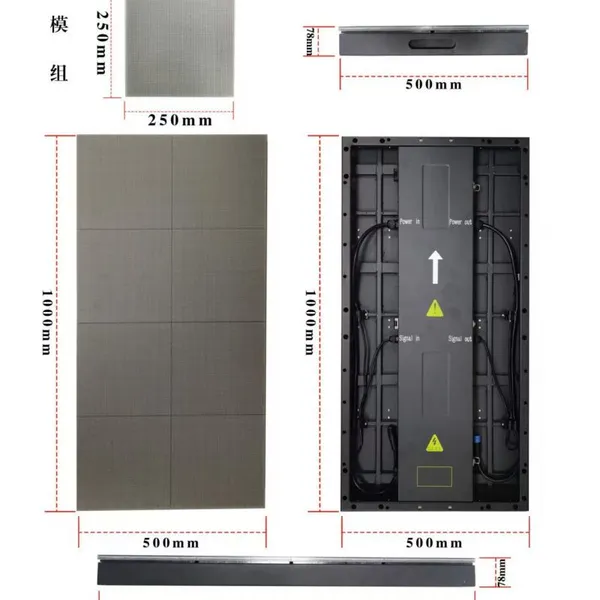 Indoor P2.5 P3.91 SMD Interactive LED Video Display Tiles LED Screen Dance Floor for Mall Interactive Dance Floor Tile photo-5