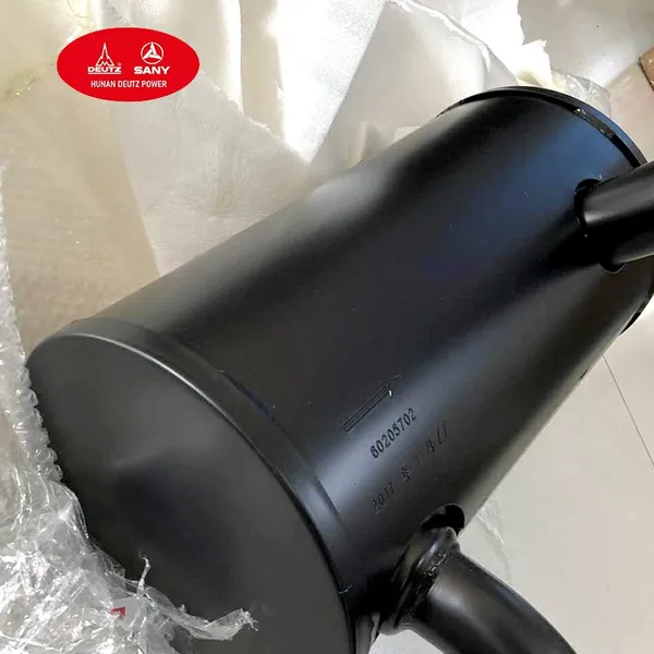 Original Sany Excavator Silencer Muffler 60205702 for SY55 SY60 SY65 SY75 Excavators With Isuzu 4JG1 Engine photo-2