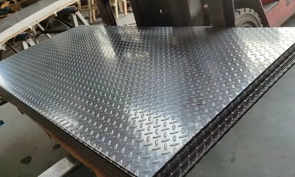 Galvanized Mild Steel Checkered Sheets Tear Drop Pattern Chequered Sheet photo-5