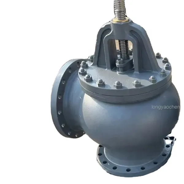 JIS F7308 5K 10K 16K Flange Cast Iron Globe Valve Cast Steel Marine Valve Angle Globe Valve photo-3