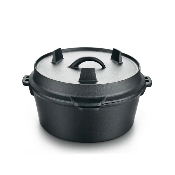 OEM Pre-Seasoned Cast Iron Skillet 20cm Frying Pan Factory Direct photo-4