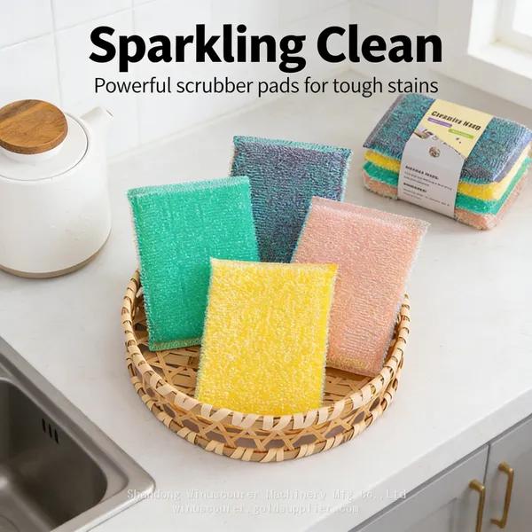 Gentle Yet Powerful Dish Sponge Dual Layer Kitchen Sponges for All Surfaces photo-3
