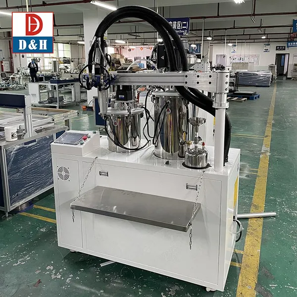 AB Polyurethane Epoxy Silixone Metering Mixing Dispensing Machine With Hand Gun photo-2