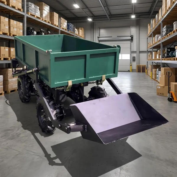 Remote Controlled Dumper Transport Vehicle Material Handling Equipment for Farm Orchard Greenhouse and Construction