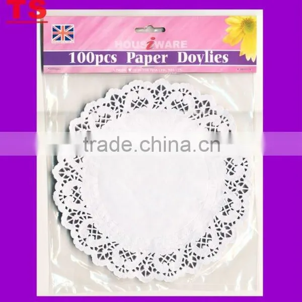 Round Paper Doilies in White Color photo-5