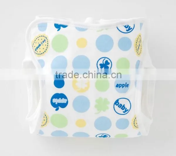 Made in Japan Products High Quality Cute Polka Dot and Star Pattern Baby Cloth Diaper Cover for Boys photo-3