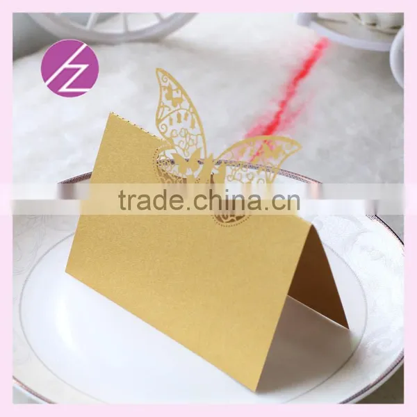 Elegant Laser Cut Wedding Table Place Cards ZK-8 photo-2