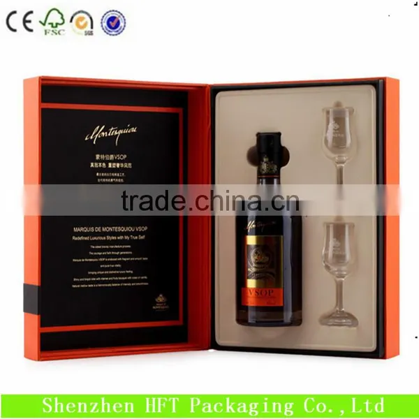 High Quality Fashion Custom Clear Wine Glass Box photo-5