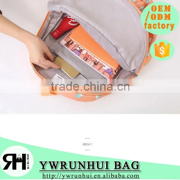 China Factory OEM Cute Animal Pattern Design Folding Fashion Waterproof Travel Backpack photo-2