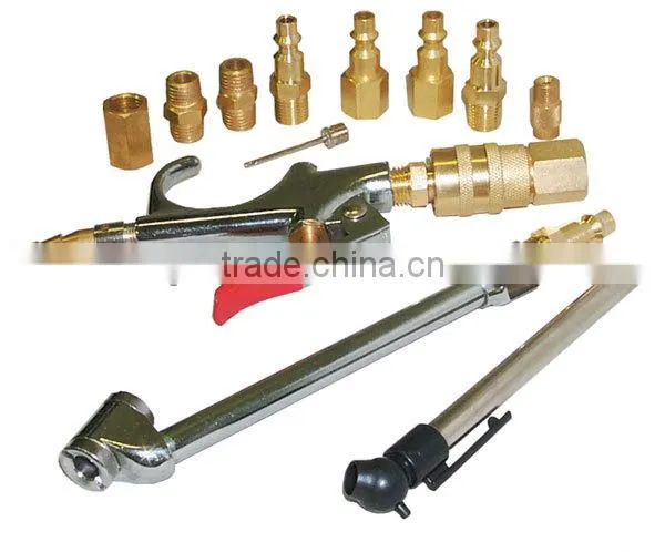 17 Pc. Stainless Steel / Air Compressor Kit