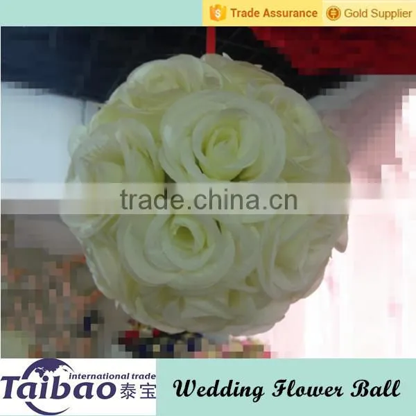 8" Diameter Middle Size Event Decoration White Wedding Flower Balls