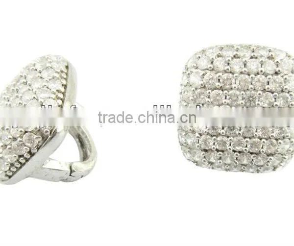 925 Sterling Silver Jewelry Sets With CZ, Wedding Jewellery Set photo-2