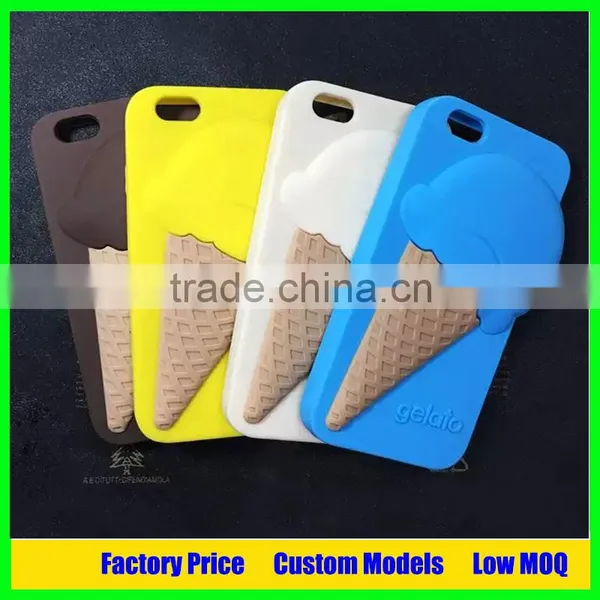 Factory Open Mold Customized Ice Cream Design Silicone Phone Case for Iphone 6 6plus Quality Choice photo-3