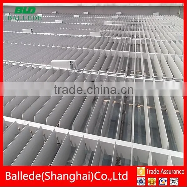 Decorative Aluminum Aerofoil Louver Roof From China photo-3