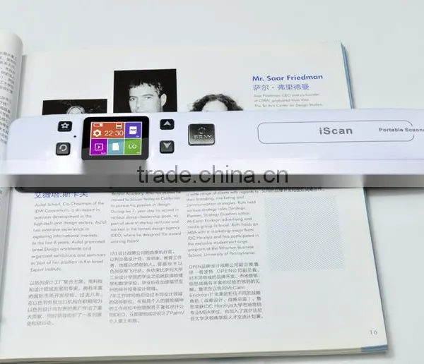 Buiness Travel HD LCD Display WiFi Doucument Handheld Portable Scanner photo-2