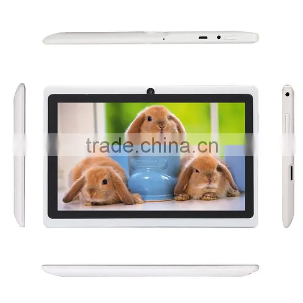 White With GPS WIFI Bluetooth Phone For Android 4.4 Core 7 Inch Tablet PC photo-2
