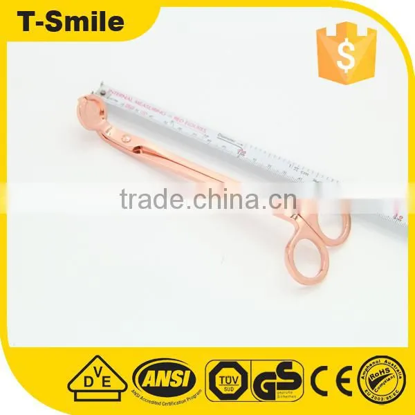 Silver Stainless Steel Candle Wick Trimmer Oil Lamp Scissor Cutter Snuffers photo-3