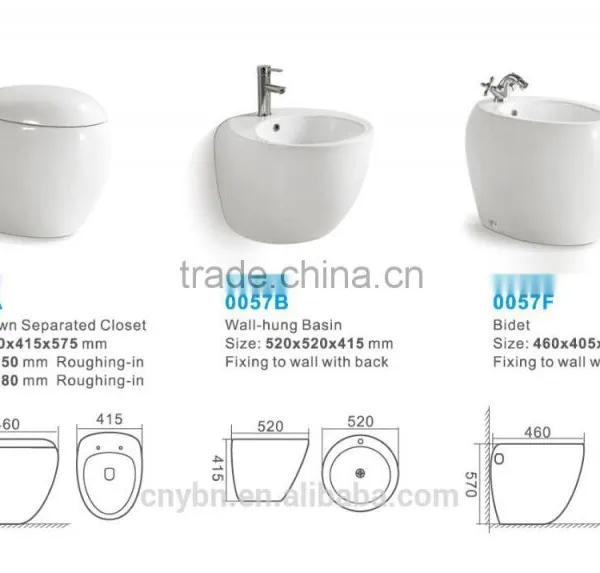China Supplier Sanitary Ware Ceramic Wall Hung Oilet photo-2