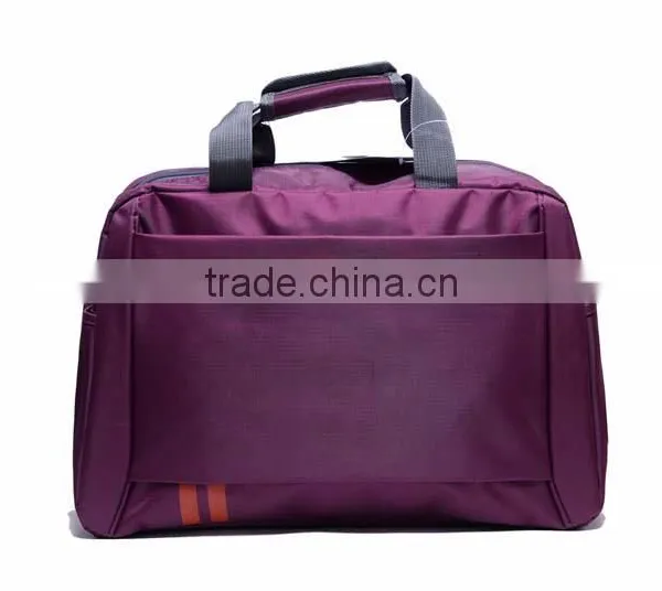 Wholesale High Capacity Solid Color Polyester Travel Sport Tote Bag With Long Strap photo-2