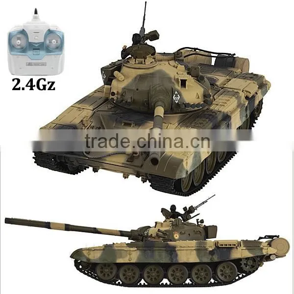 2.4G rc Airsoft Tank 1:24 rc Tank T72 VS Tank With Shooting BB Russian Tank T72 M1 photo-4