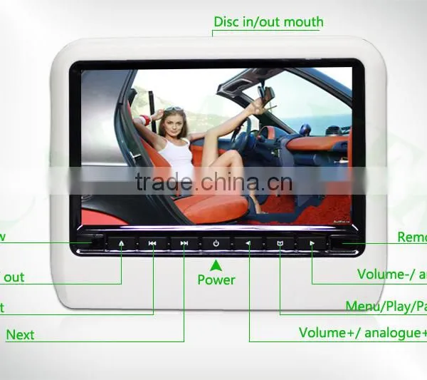 High Quality Classical Good Price Pioneer Headrest Car Dvd Player for Bmw E46 photo-3