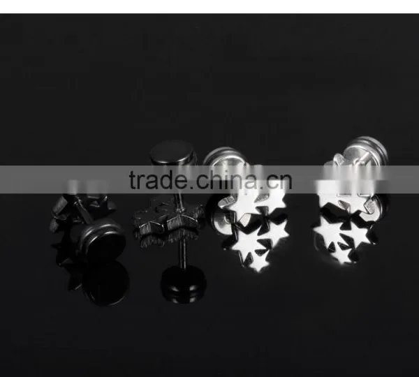2016 Hotlife Wholesale Men's Accessories Latest Simple Style Group Star Stud Earring photo-3