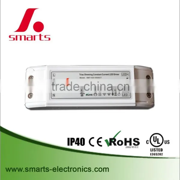 500ma 20w ac to dc Constant Current Triac Dimmable Led Driver photo-4