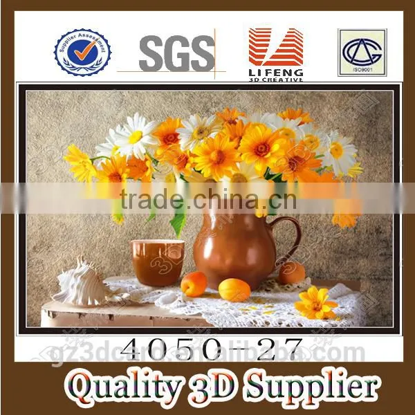 Decorative 3d Good Quality Picture of Flower 3d Painting 2016 photo-2