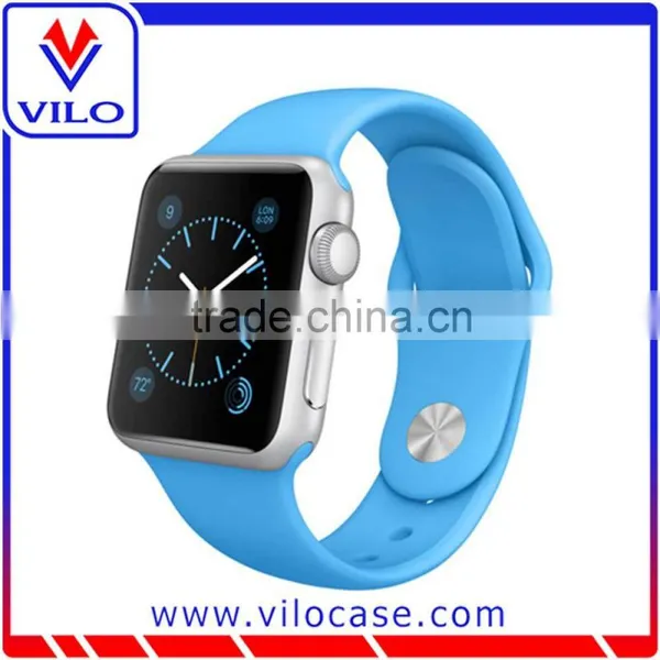Fashion Green Silicone Watch Band for Apple Watch, Silicone Watch Strap Supplier's Choice photo-3
