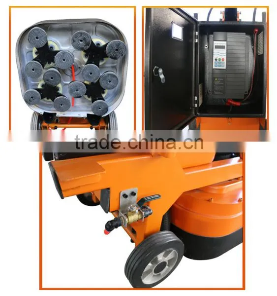 Grinding Epoxy off Concrete With Dust Collector for Concrete Surface Preparation photo-5