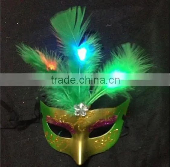 Cosplay Light up Mask Terrrible Ghost 3d Embossed Led Light Mask Light up Mask photo-3