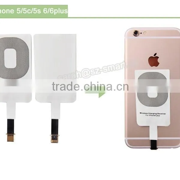 Wholesale qi Wirelss Charging Receiver / Mini Wireless Transmitter and Receiver for S5 photo-2
