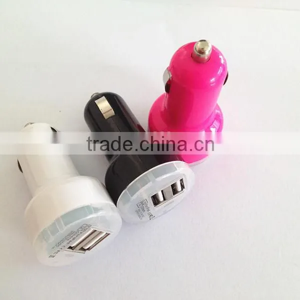 Dual 2 USB Port 5V 2.1+1A USB Mini Cell Phone Charger for Mobile Phone Charging