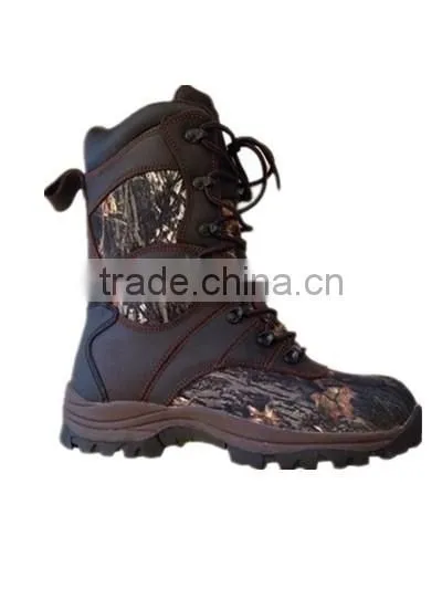 Men Leather Military Police Boots