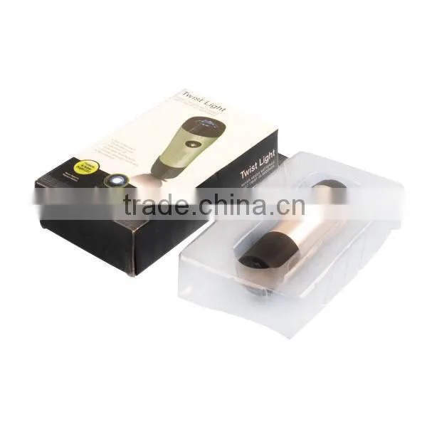 Hand Dynamo Generator Rechargeable Torch Plastic Dynamo Torch Flashlights photo-5