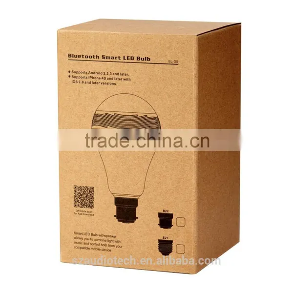 Multiple Color 6W Smart LED Bulb Lamp With Bluetooth Speaker photo-6