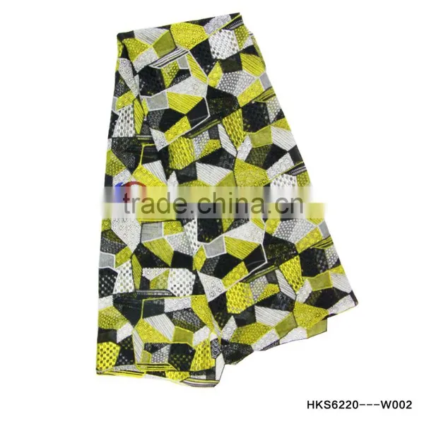 China Fabric Supplier Polyester Material Colorful Flat Embroidery Definition Online Buy Wholesale Geometric Print Fabric photo-3