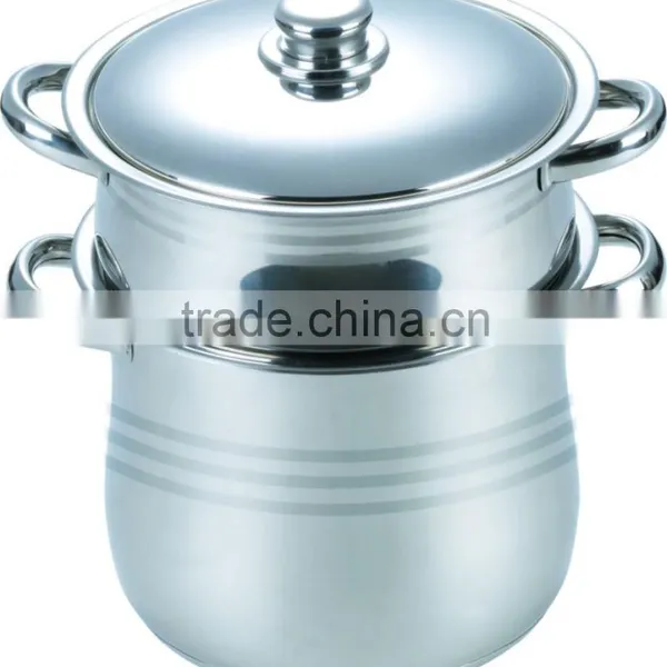 AH3606 Sainless Steel Double Boiler ( Steamer Set )