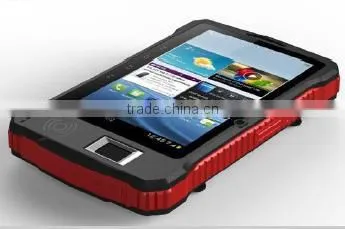 Android Rugged Handheld 3g Wifi Fingerprint Tablet With 13.56mhz Rfid Reader,bluetooth,gps