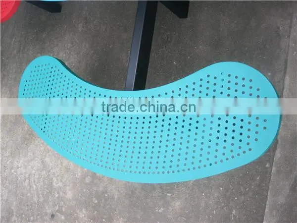 Outdoor Furniture Set Metal Picnic Table Set Outdoor Table and Bench photo-3