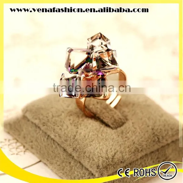 New Design Finger Crystal Chandelier Ring, Crystal Napkin Rings photo-4