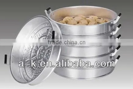 Aluminum Multilayer Steamer With Two Kind of Handles