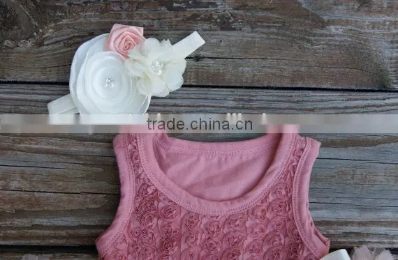 Handmade Baby Girls Evening Dresses Pink Flower Girl Dress Boutique High Quality Kids Dresses Flower Girl Dresses photo-3