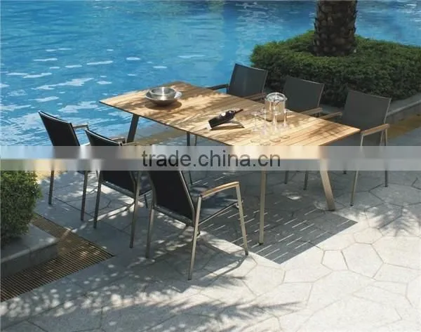 Outdoor Restaurant Furniture Teak Dining Table Designs