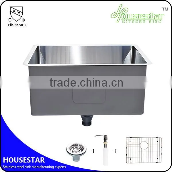 Stainless Steel 304 Undermount Single Bowl Kitchen Sink Small Bar Sink photo-4