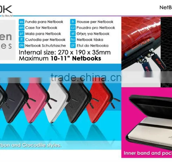 K-OK Strong Hard Zipper PU Bag Cases With EVA Interlayer for Ipad, Exported to EURO photo-3