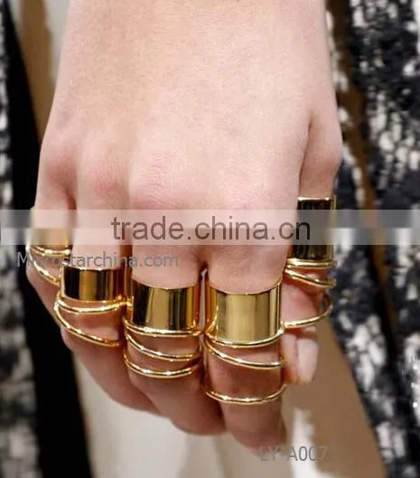 Girls High Quality in Stock Alloy 5PCS/set Cheap Bohemian Rings photo-6