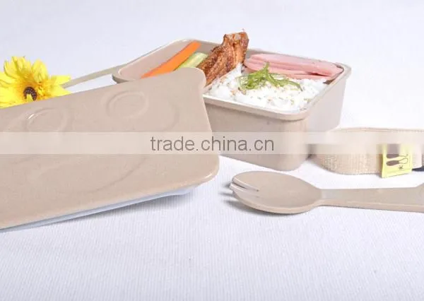Eco-friendly Organic 3-compartment Bento Food Packaging Lunch Box photo-5