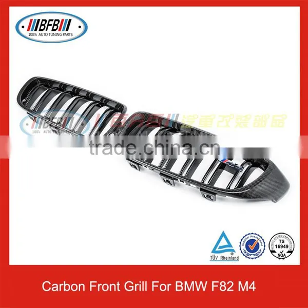 FOR BMW M3 M4 Front Grills Carbon Fiber & ABS Materials F80 F82 Car Grille photo-6